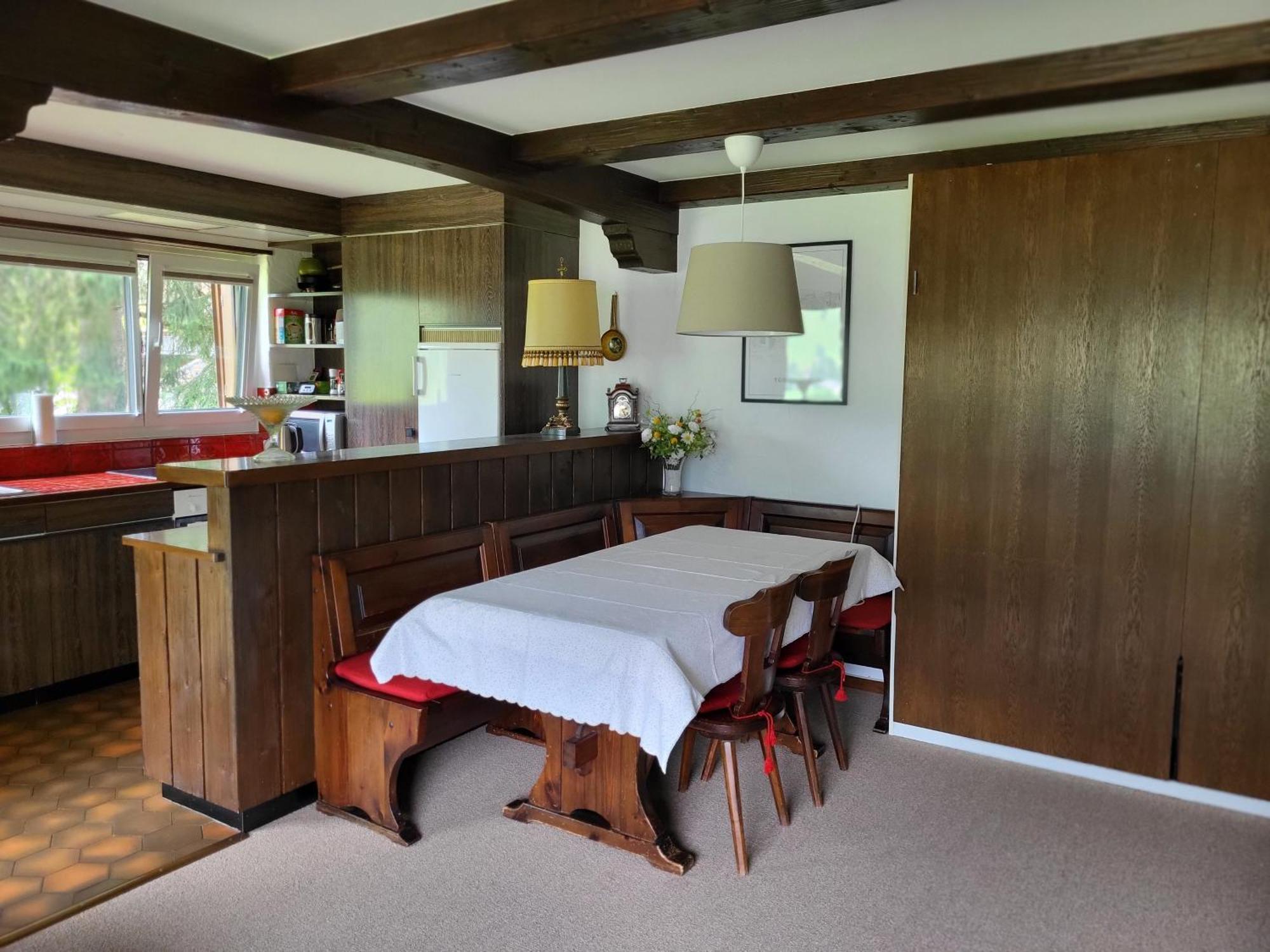 Appartement In Hus Signal Met Prachtig Uitzicht Op De Bergen Klosters Exteriér fotografie