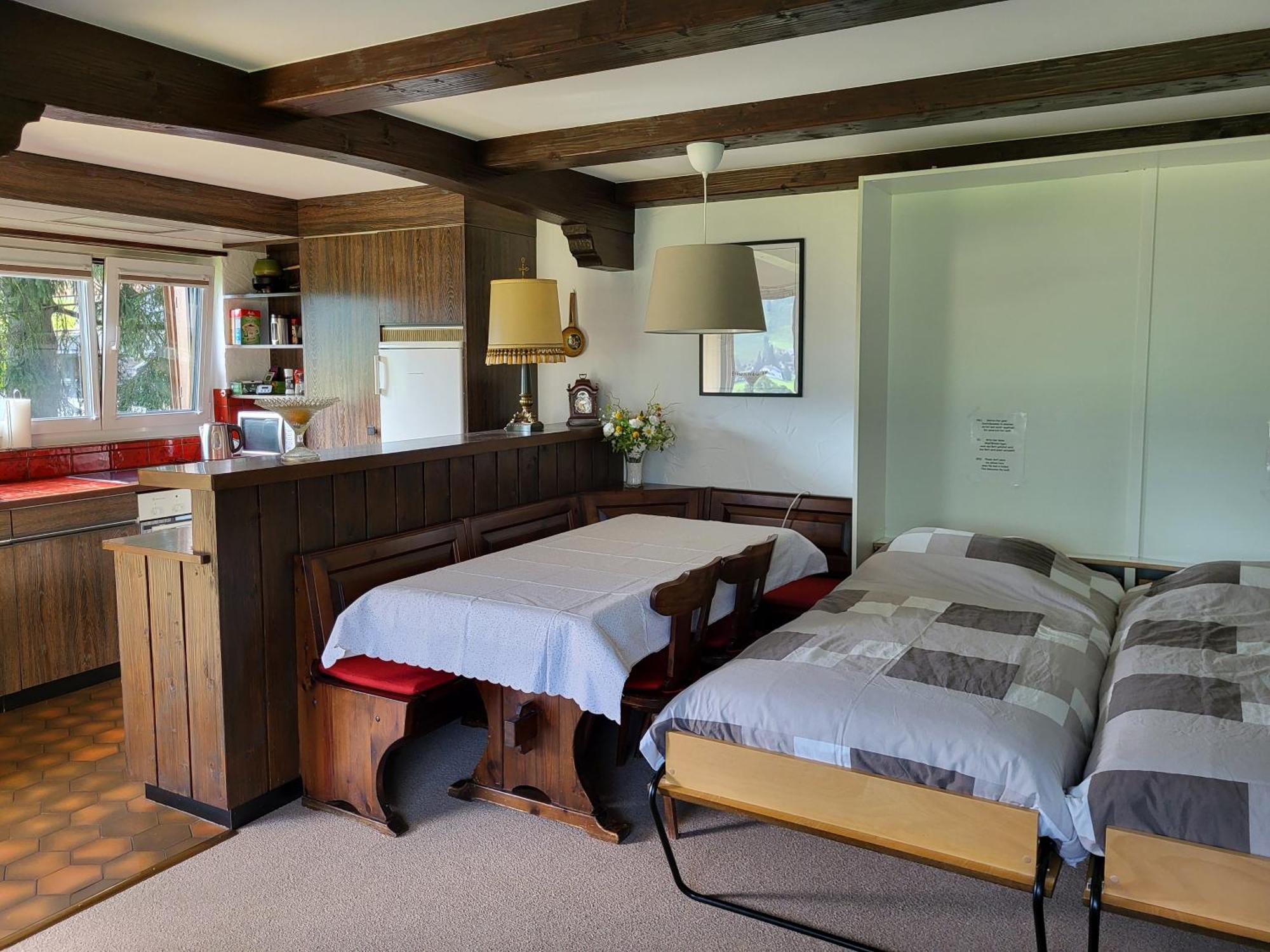 Appartement In Hus Signal Met Prachtig Uitzicht Op De Bergen Klosters Exteriér fotografie