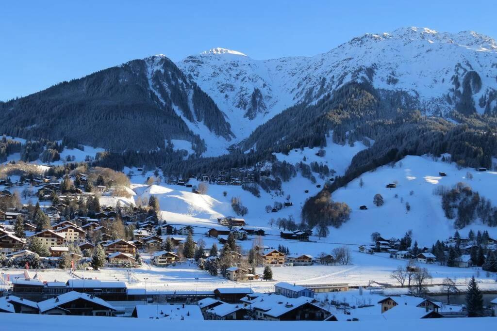 Appartement In Hus Signal Met Prachtig Uitzicht Op De Bergen Klosters Exteriér fotografie